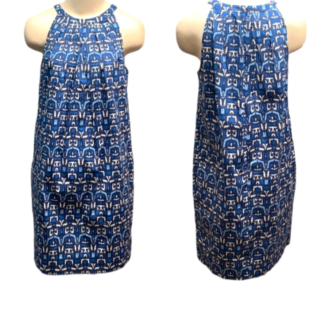 Joe Fresh Sleeveless blue Cotton Summer dress